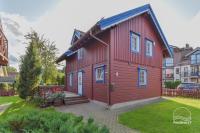 Villa "Erika" in the center of Nida - a wooden house with a private yard, terrace. Renovated in 2020