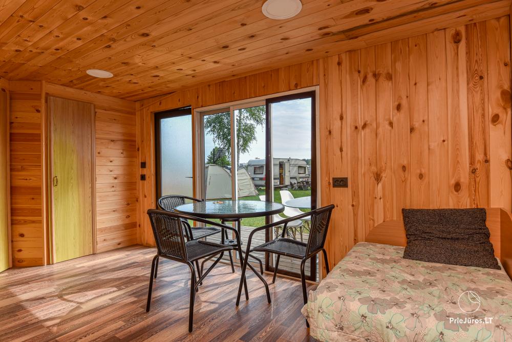 Holiday in Palanga in wooden cabins, campers, tents (spec. prices for groups)
