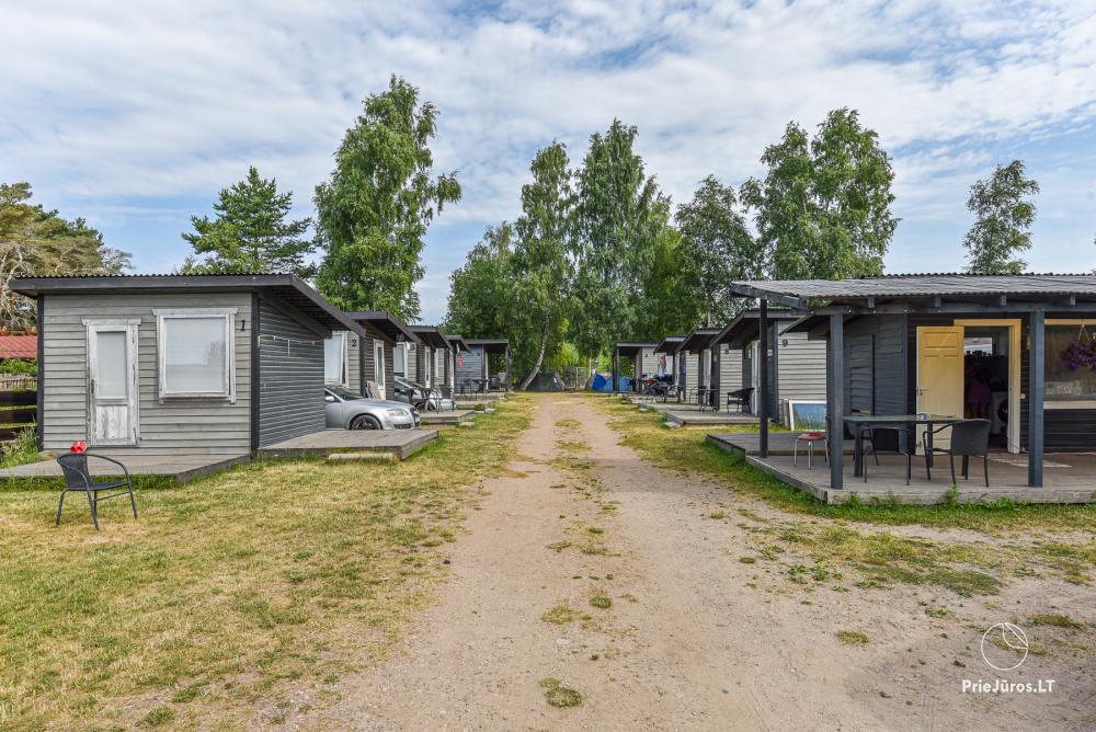 Holiday in Palanga in wooden cabins, campers, tents (spec. prices for groups)
