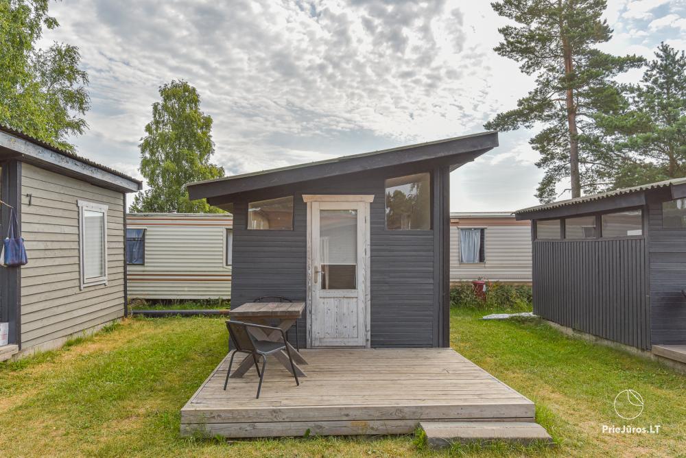Holiday in Palanga in wooden cabins, campers, tents (spec. prices for groups)