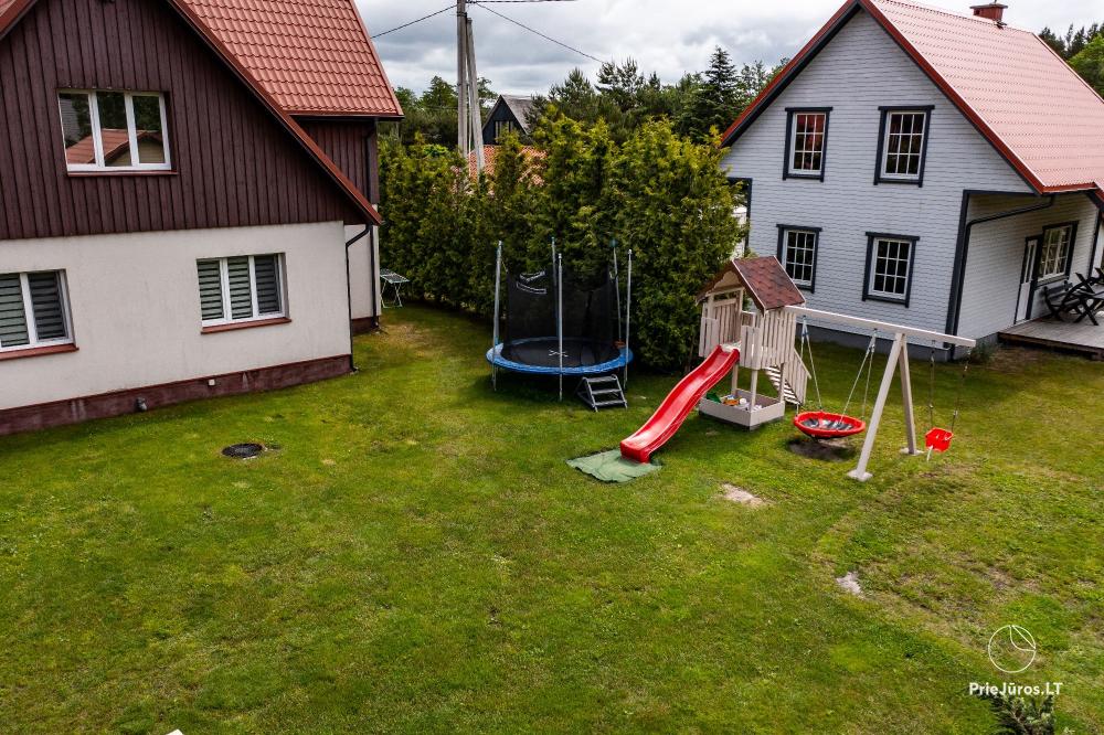 Holiday cottages, rooms and apartments in Karkle 100 meters to the sea