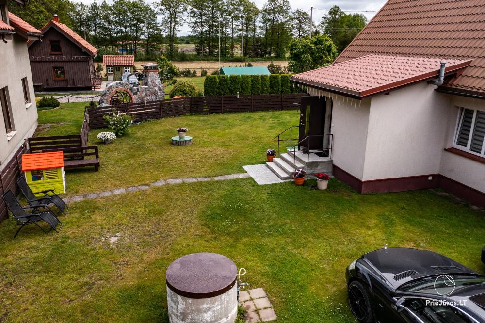 Holiday cottages, rooms and apartments in Karkle 100 meters to the sea