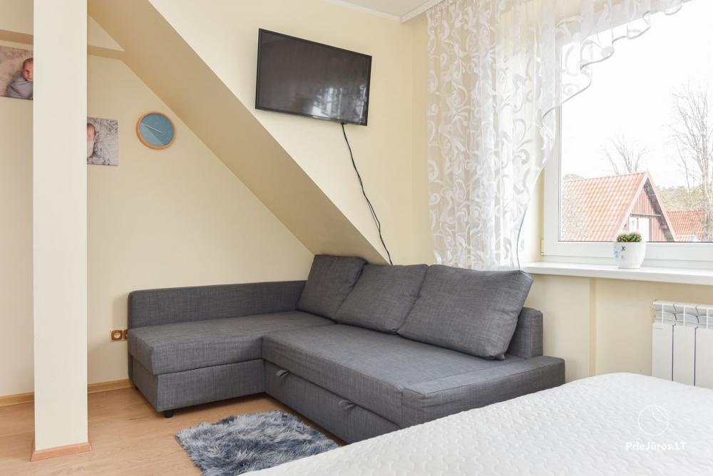 Two rooms apartment with separate entrance, terrace, Wifi in Nida