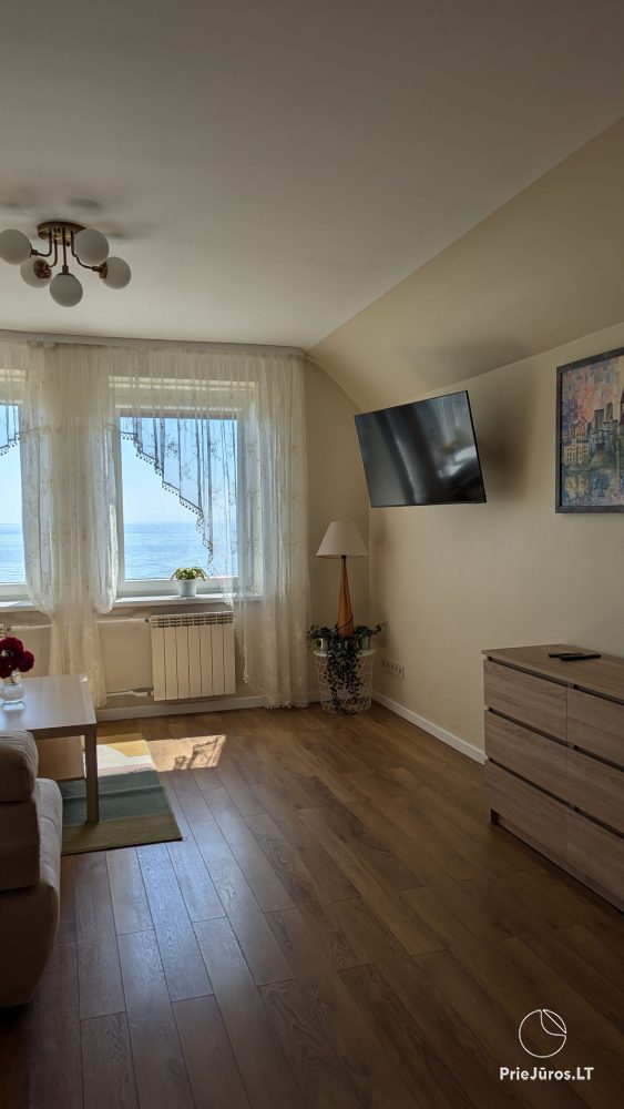 Two rooms apartment with separate entrance, terrace, Wifi in Nida