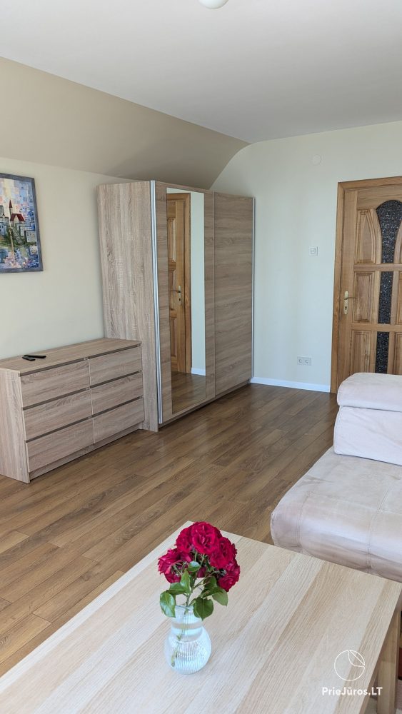 Two rooms apartment with separate entrance, terrace, Wifi in Nida