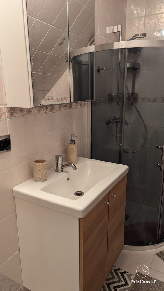 Two rooms apartment with separate entrance, terrace, Wifi in Nida