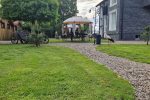 Fetingas - wooden houses and guest house on the river bank