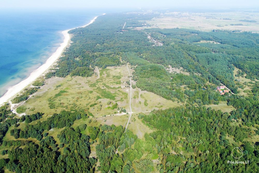 500 m to the sea beach along a cozy nature path :)