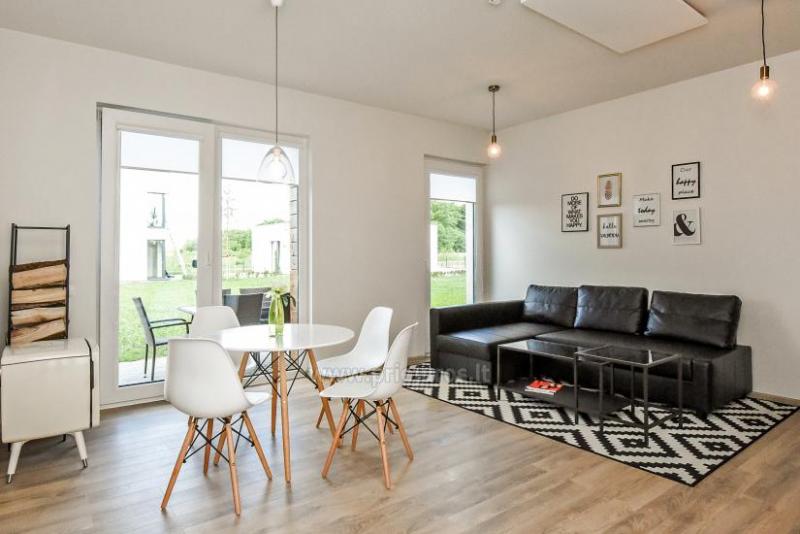 House with terrace for rent in Palanga, in Kunigiskes. Up to 8 persons