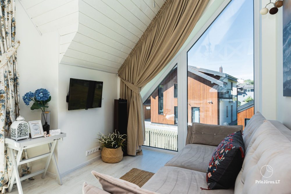 Zalia kopa apartment for six persons in Kunigiskes. Just 300 meters to the sea!