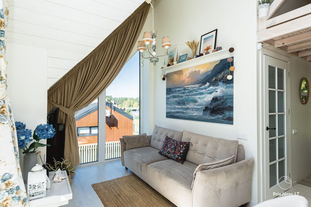 Zalia kopa apartment for six persons in Kunigiskes. Just 300 meters to the sea!