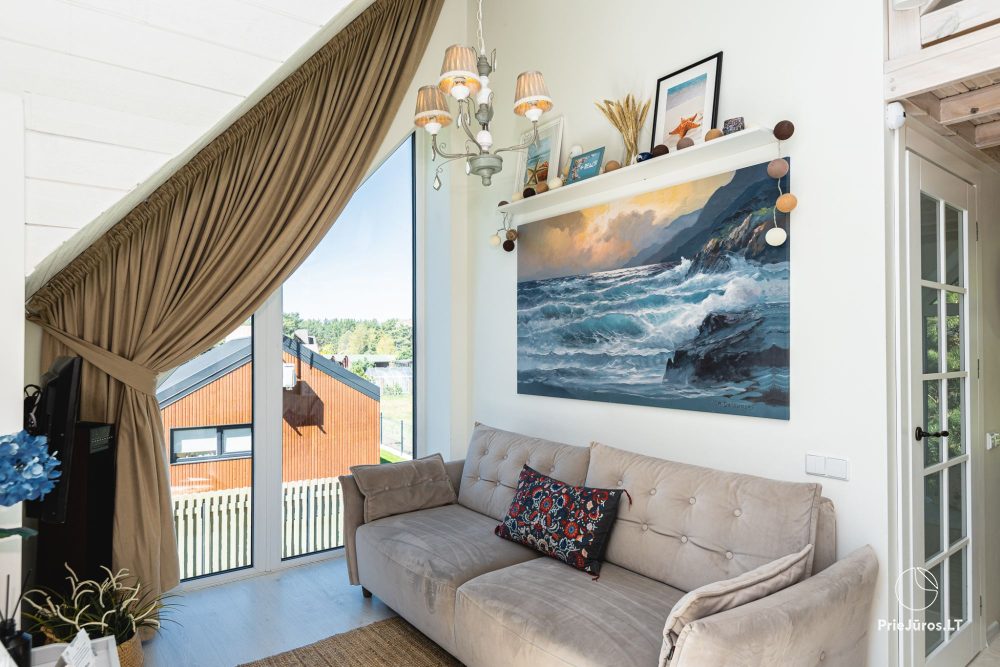 Zalia kopa apartment for six persons in Kunigiskes. Just 300 meters to the sea!