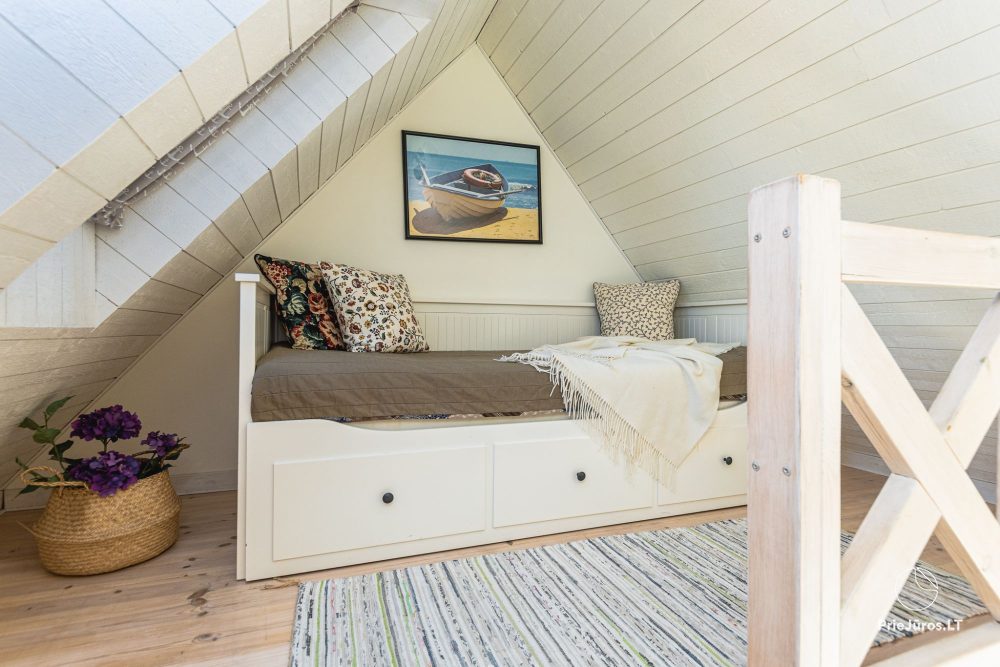 Zalia kopa apartment for six persons in Kunigiskes. Just 300 meters to the sea!