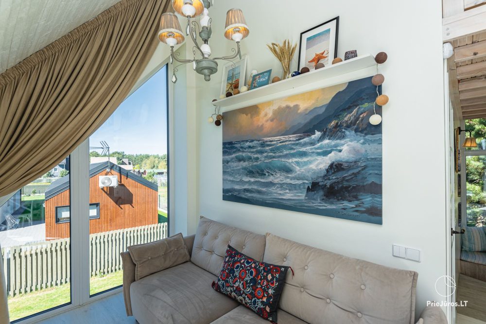 Zalia kopa apartment for six persons in Kunigiskes. Just 300 meters to the sea!