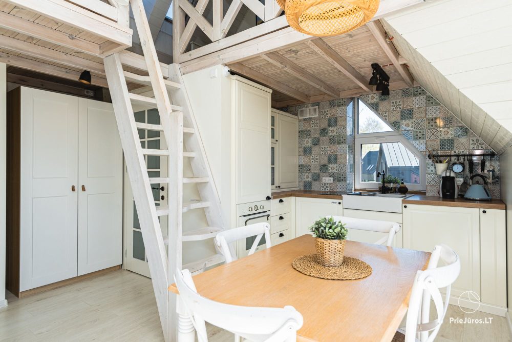 Zalia kopa apartment for six persons in Kunigiskes. Just 300 meters to the sea!