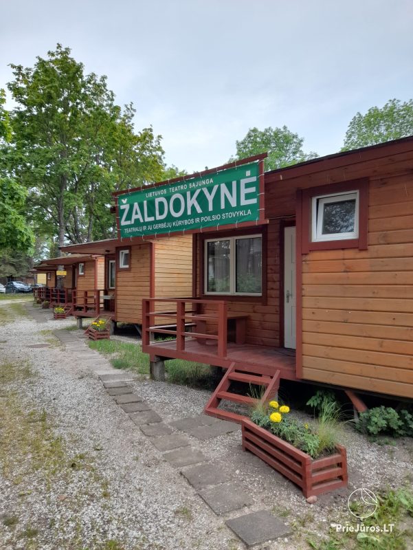 Домики в аренду Žaldokynė. Всего в 150 метрах от моря!