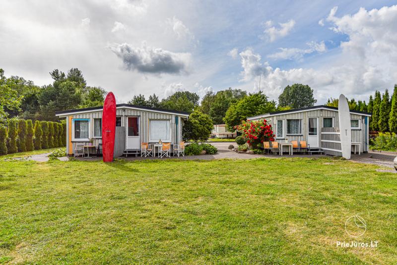 Holiday cottages, caravans, place for tents and campers in Sventoji - camping Kapitonas