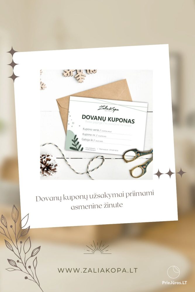 «Apartment in the dunes» - «Žalia kopa», 50 метров до моря