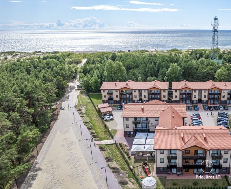 Apartment complex and restaurant in Sventoji very close to the sea Lagūna