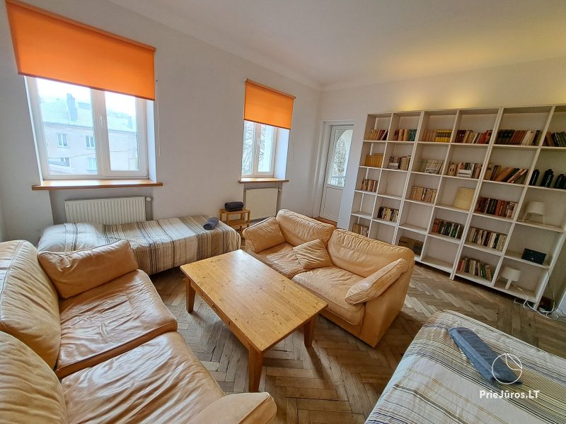 2 rooms apartment for rent in the first beach line (200 m to the sea) in Liepaja