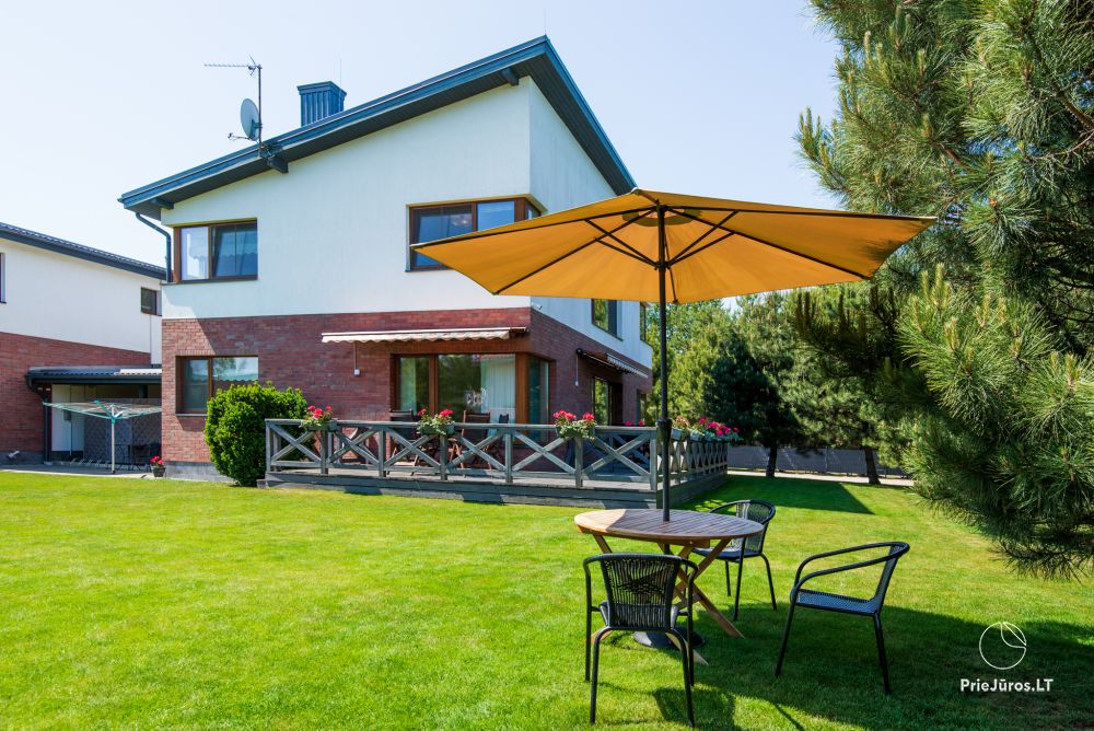 Апартаменты с террасами близко к морю в Паланге VILLA JURA