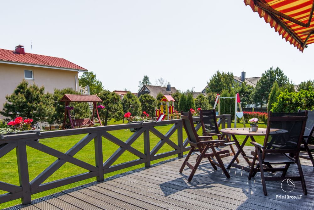 Апартаменты с террасами близко к морю в Паланге VILLA JURA