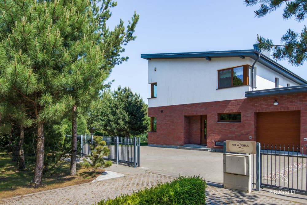Апартаменты с террасами близко к морю в Паланге VILLA JURA