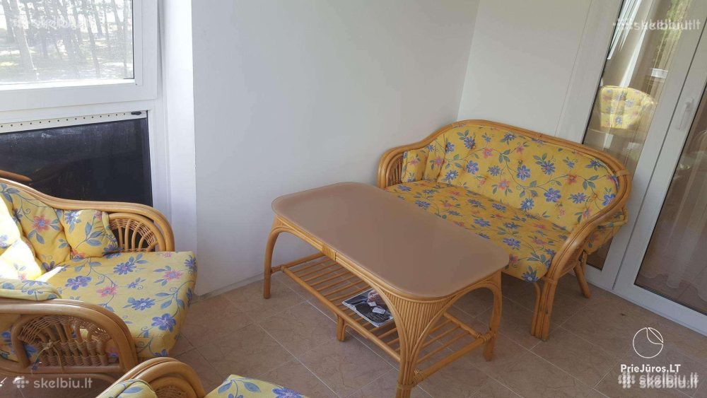 3 rooms apartment for rent in Nida, near the Curonian lagoon