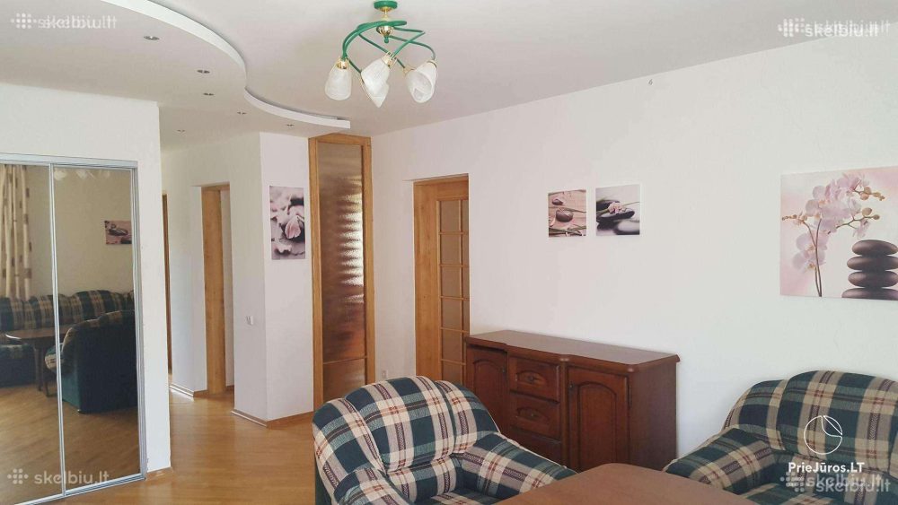 3 rooms apartment for rent in Nida, near the Curonian lagoon