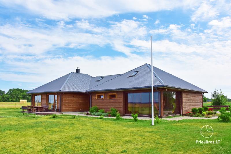 House Salas and holiday cottages in a camping Laukbaloži in Jūrkalne