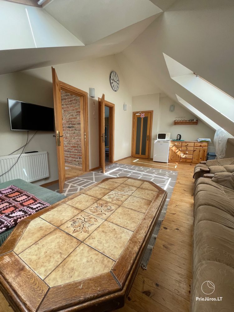 Apartments and rooms for rent in center of Palanga, near the sea