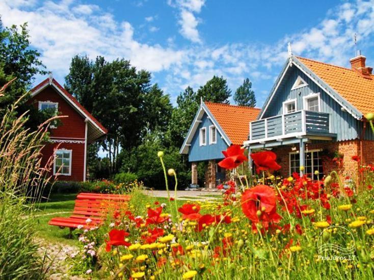 Apartments and rooms in Palanga with kitchens, Wide yard, chidlrens playground, 500 m to the sea