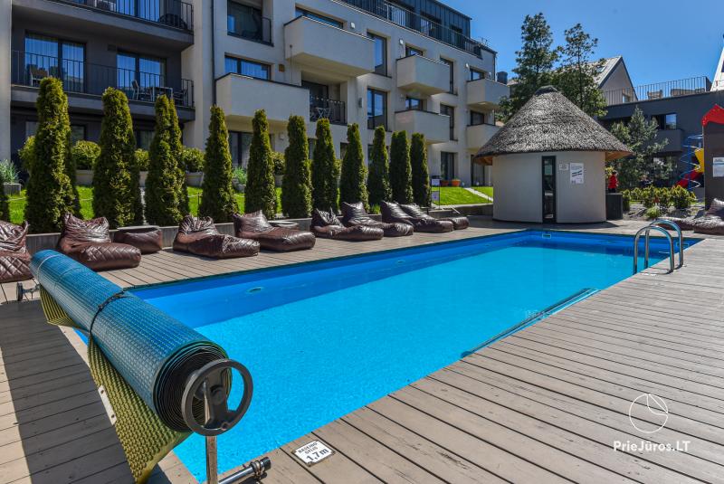 MALŪNO VILA 777 - новые апартаменты с бассейном в центре Паланги