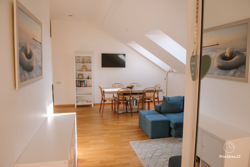 3-bedroom spacious apartment in Nida with balcony / terrace