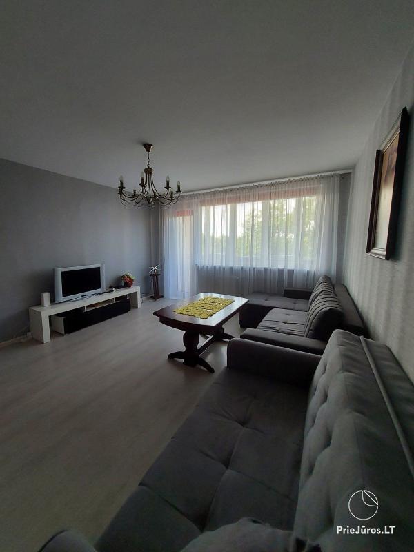 Four rooms apartment for rent in Palanga near the Baltic sea. Up to 10 persons