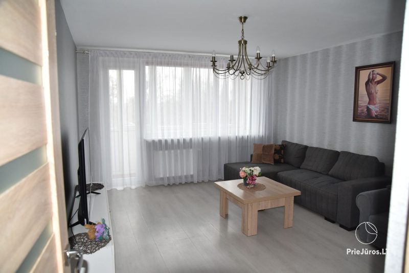 Four rooms apartment for rent in Palanga near the Baltic sea. Up to 10 persons