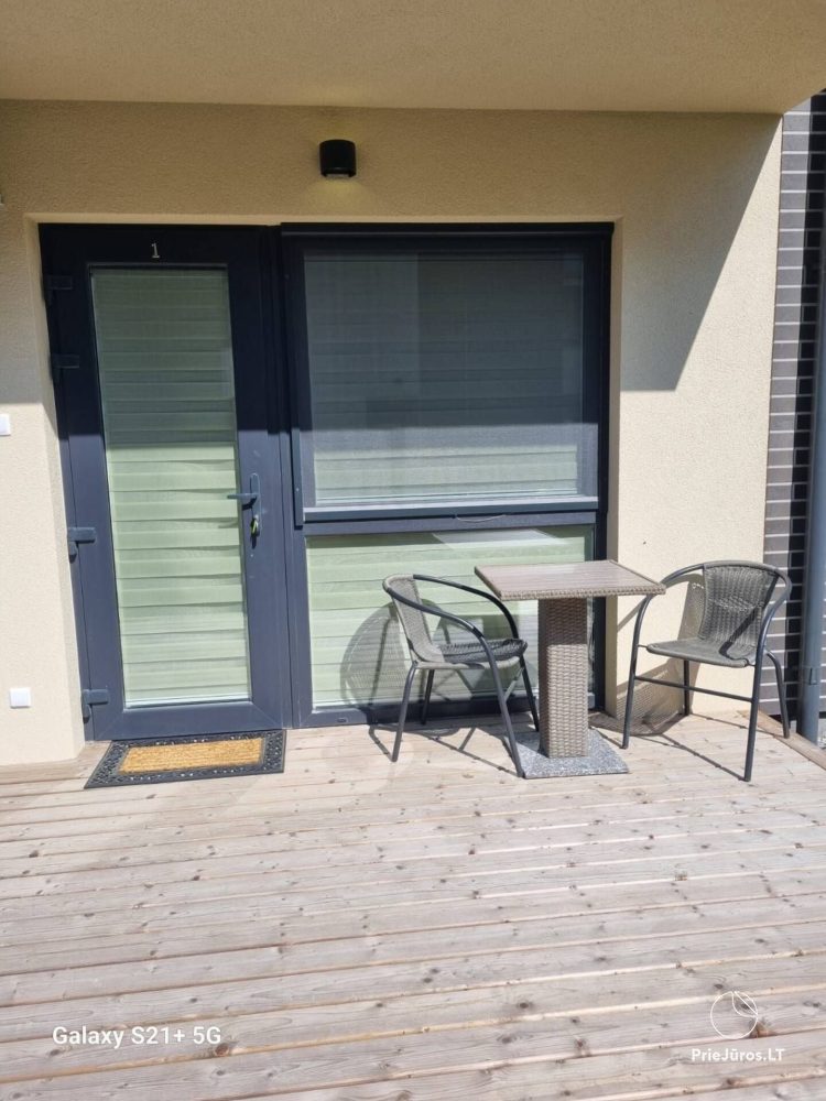 Flat for rent in Palanga. There is air conditioner