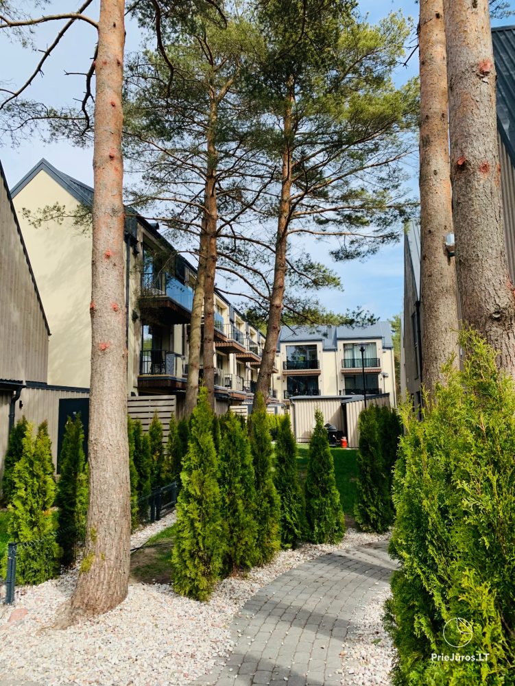 Kontininku apartment с бассейном возле леса в Кунигискяй