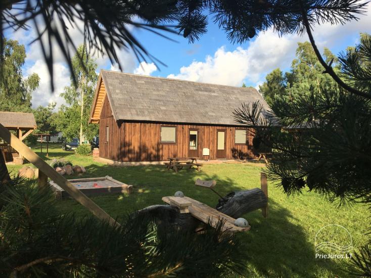 Holiday houses for rent and camping in Pape Lurki. To the sea - 100 meters