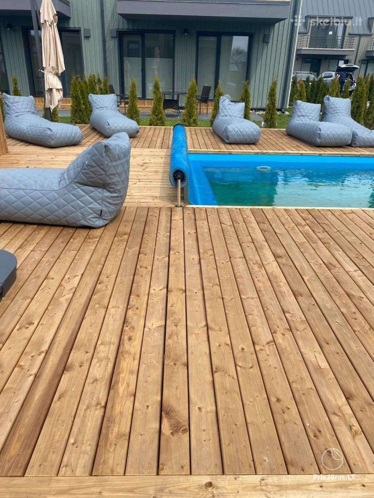Apartment Furfa in Palanga, in Kunigiskiai. Pool in the yard