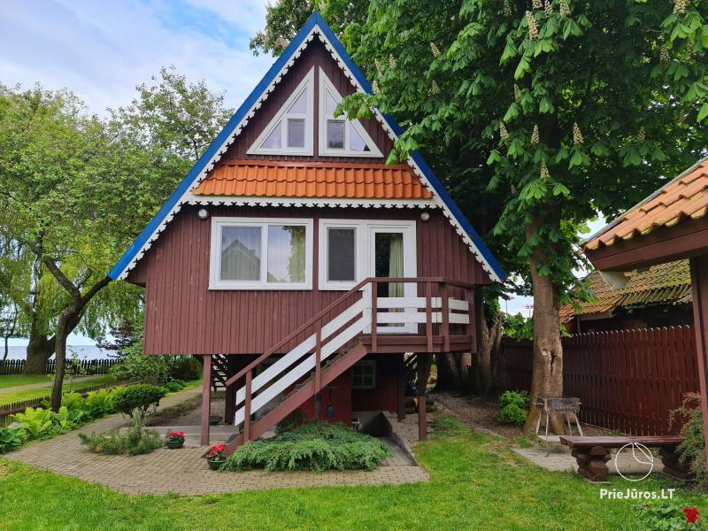Fairy tale house in the center of Nida, in Curonian Spit, in Lithuania