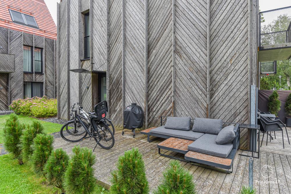 New apartment near Curonian lagoon on the 1st floor, with large terrace