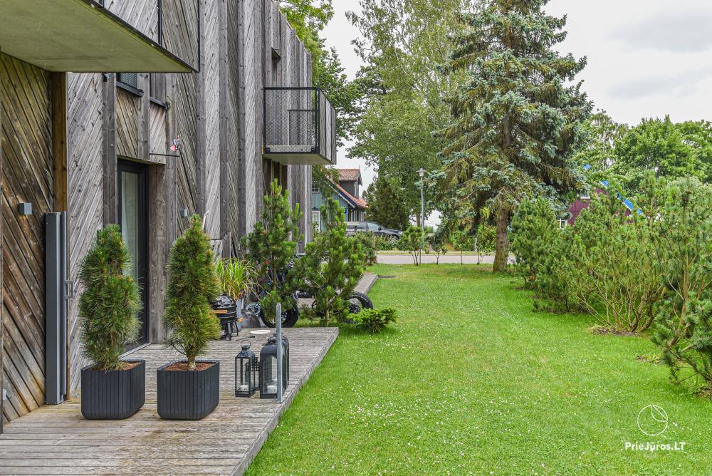 New apartment near Curonian lagoon on the 1st floor, with large terrace