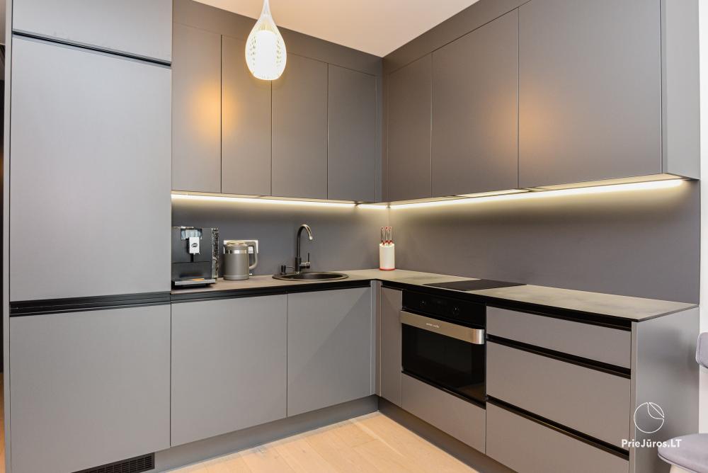 New apartment near Curonian lagoon on the 1st floor, with large terrace
