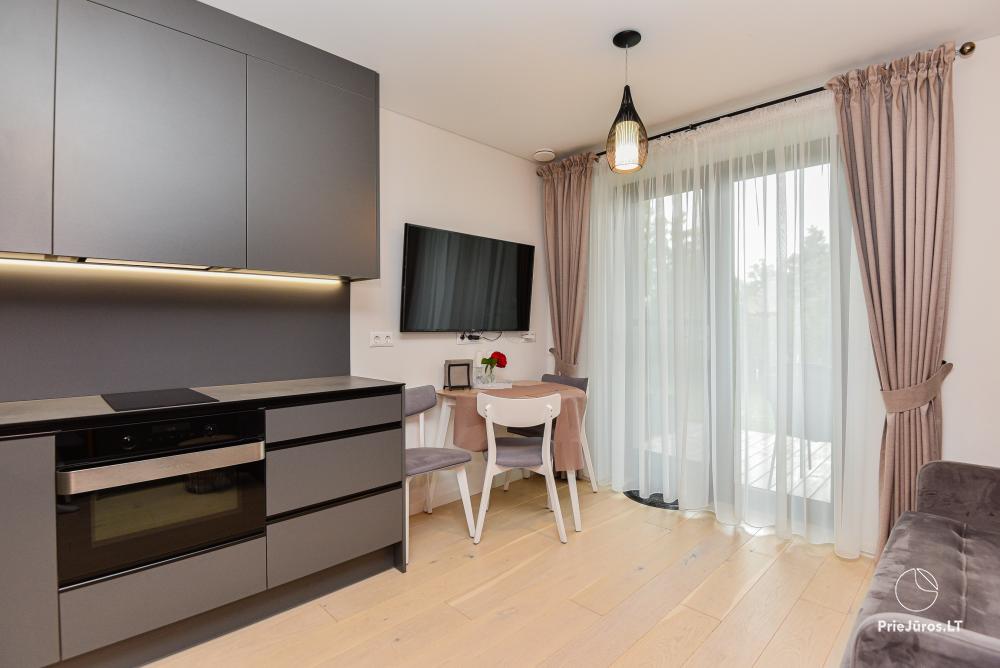 New apartment near Curonian lagoon on the 1st floor, with large terrace