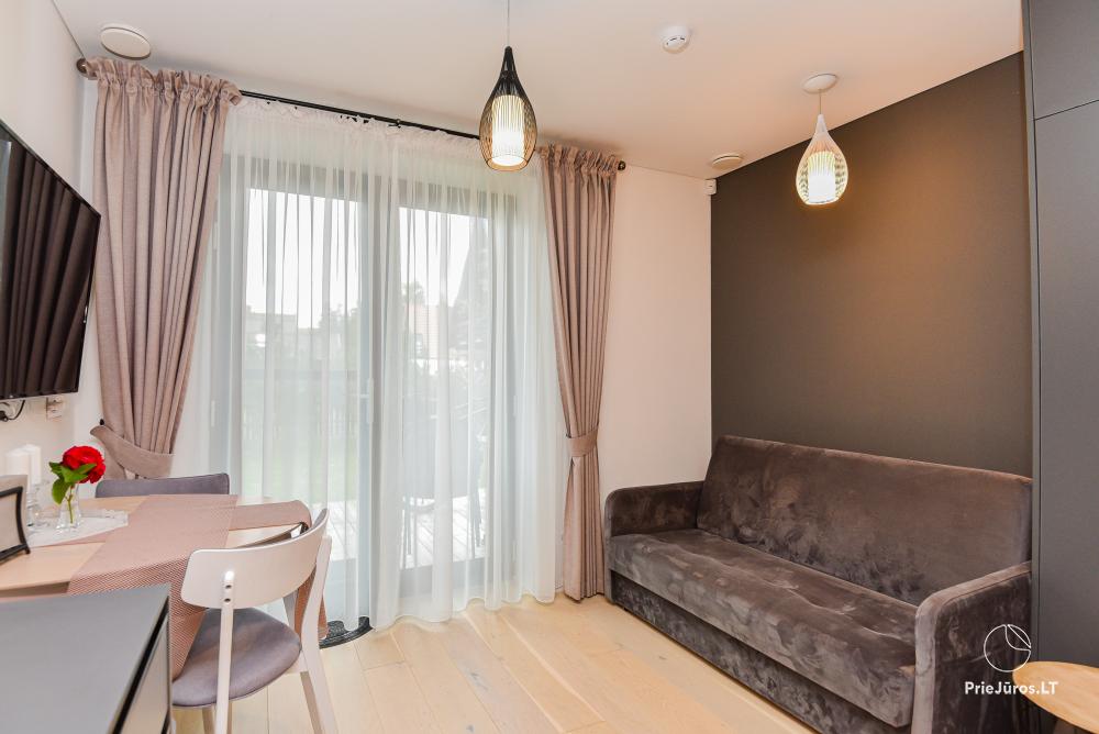 New apartment near Curonian lagoon on the 1st floor, with large terrace