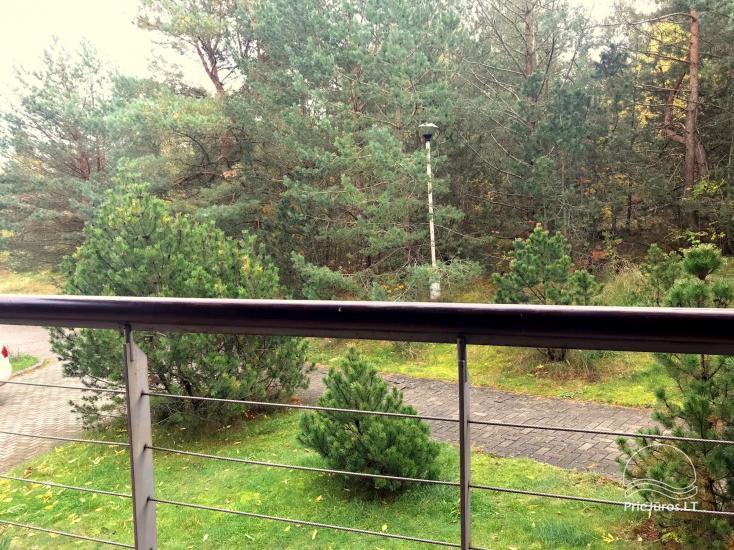 Studio apartment for rent in Nida, in Curonian Spit: on the 1st floor, with terrace