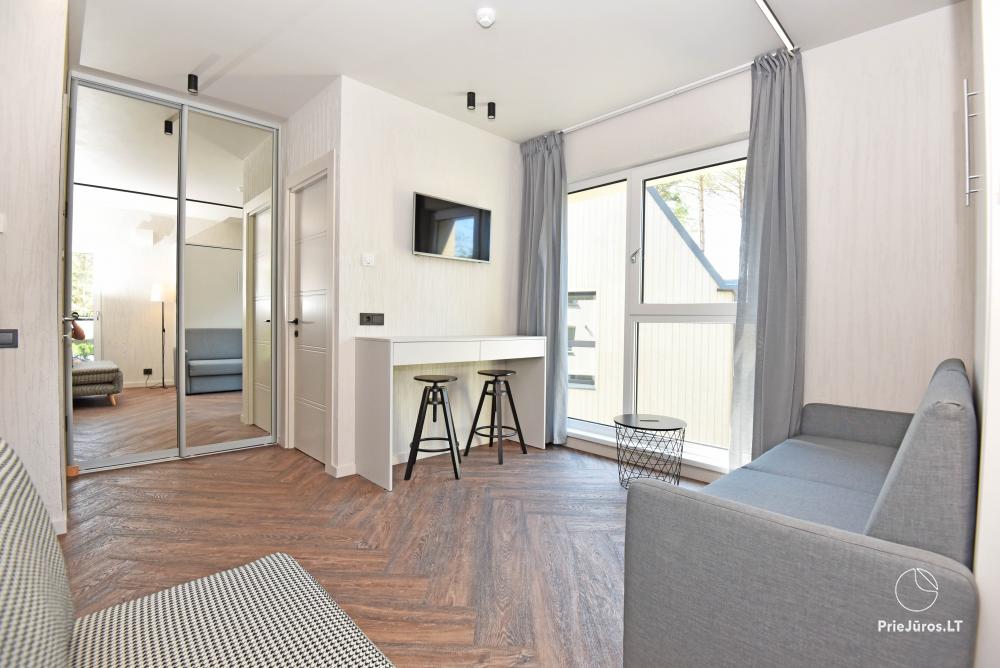 Ciki Puki Purslai apartments for rent with heated pool in Palanga, in Kunigiskiai - 1