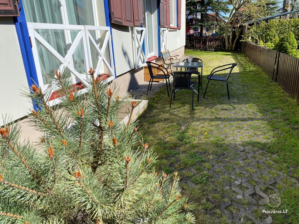 Two rooms new apartment in center of Nida
