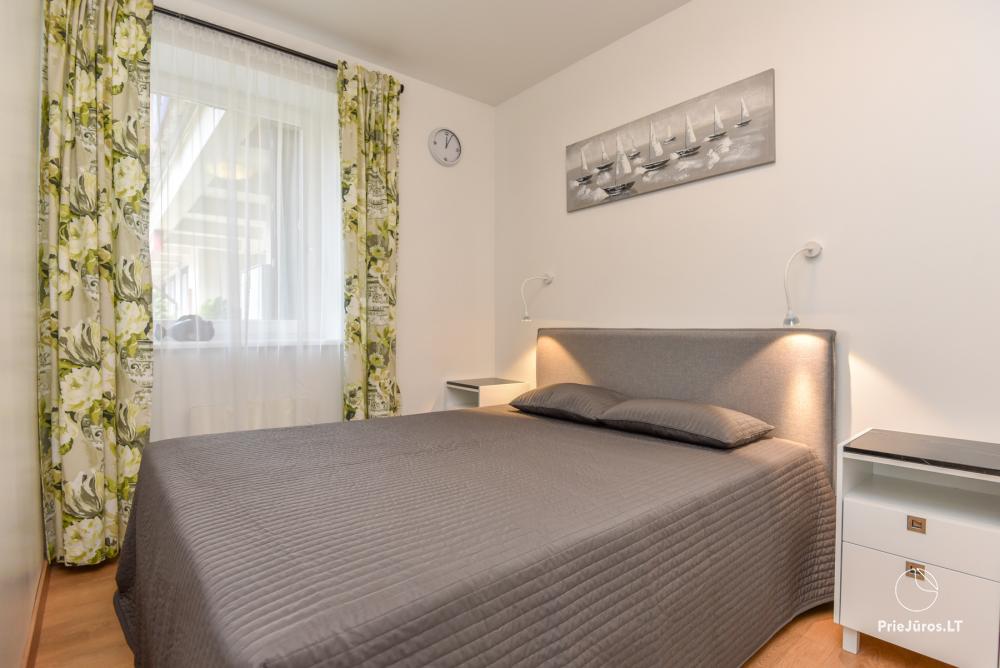 Two rooms new apartment in center of Nida
